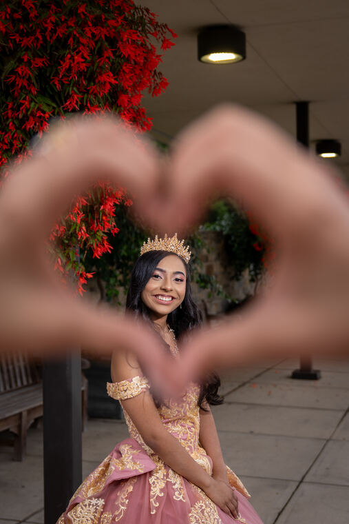 Quincea&ntilde;era portrait session photographed by JCF Timeless