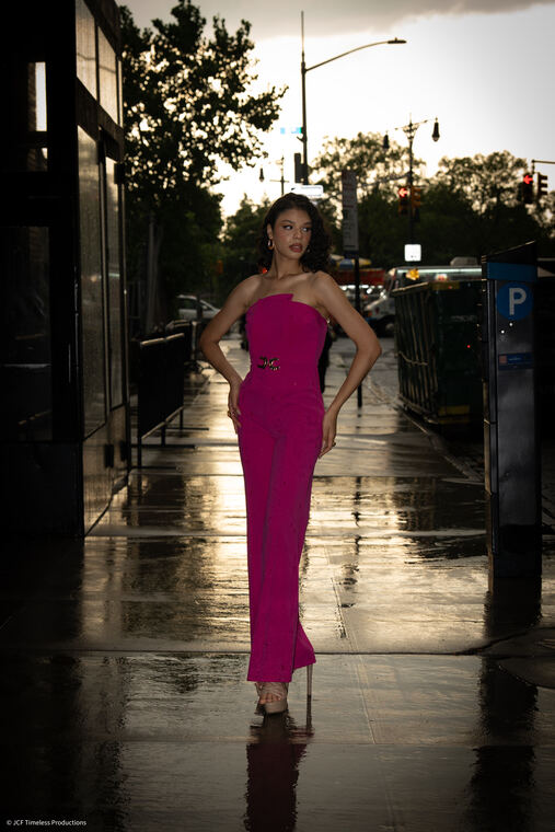 Editorial portrait photographed on location in New York